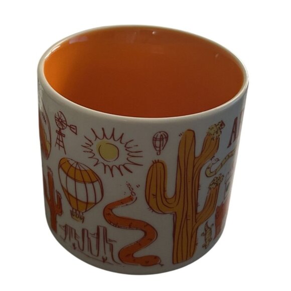 2018 Starbucks Been There Series Arizona Grand Canyon 14 Oz Coffee Mug orange - Picture 4 of 4